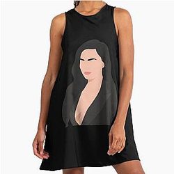 Demi Lovato Illustration Dress