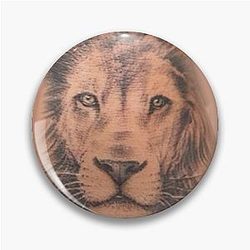 Demi Lovato Lion Tattoo Design Pin