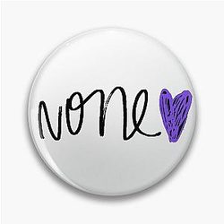 Demi Lovato Purple Heart Version Pin