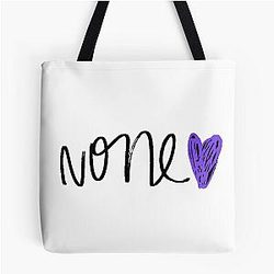 Demi Lovato Purple Heart Version Tote Bag