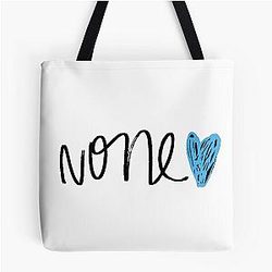 Demi Lovato Blue Heart Version All Over Print Tote Bag