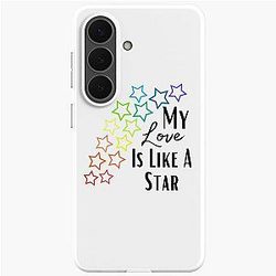 Pride Flag Inspired Demi Lovato Star Design Soft Case