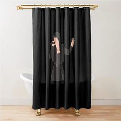 Demi Lovato Illustration Shower Curtain