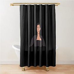 Demi Lovato Illustration Shower Curtain