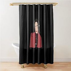 Demi Lovato Illustration Shower Curtain