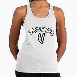 Demi Lovato Lovatic Heart Racerback Tank Top