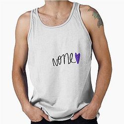 Demi Lovato Purple Heart Version Tank Top