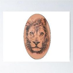 Demi Lovato Inspired Lion Tattoo Design