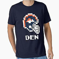 Denver Broncos Tecmo Super Bowl Football Helmet Essential T-Shirt