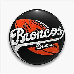 Art Denver Broncos Pin
