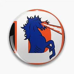 Art Denver Broncos Pin