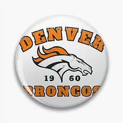 Art Denver Broncos Pin
