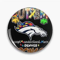 Art Denver Broncos Pin