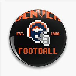 Art Denver Broncos Pin