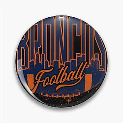 Art Denver Broncos Pin