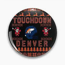 Art Denver Broncos Pin