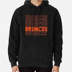 Art Denver Broncos Pullover Hoodie