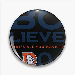 Art Denver Broncos Pin