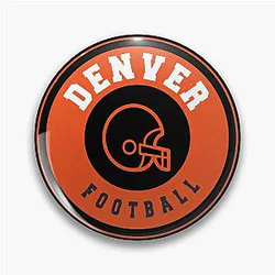 Art Denver Broncos Pin