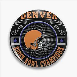 Art Denver Broncos Pin