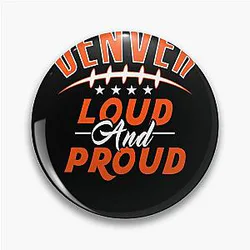 Art Denver Broncos Pin