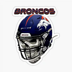 Art Denver Broncos Sticker