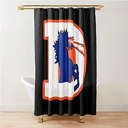 Art Denver Broncos Shower Curtain