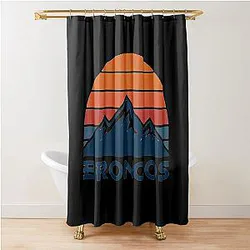 Art Denver Broncos Shower Curtain