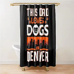 Art Denver Broncos Shower Curtain
