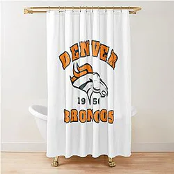 Art Denver Broncos Shower Curtain