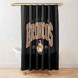 Art Denver Broncos Shower Curtain