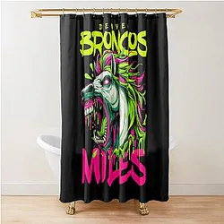 Art Denver Broncos Shower Curtain