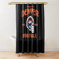 Art Denver Broncos Shower Curtain