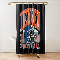 Art Denver Broncos Shower Curtain