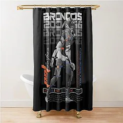 Art Denver Broncos Shower Curtain