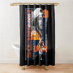 Art Denver Broncos Shower Curtain