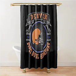 Art Denver Broncos Shower Curtain