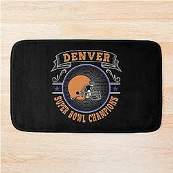 Art Denver Broncos Bath Mat