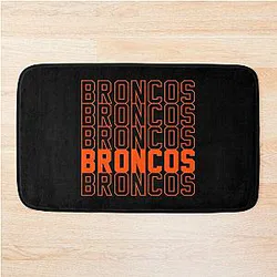 Art Denver Broncos Bath Mat