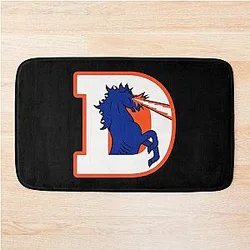 Art Denver Broncos Bath Mat