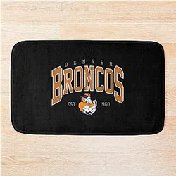 Art Denver Broncos Bath Mat