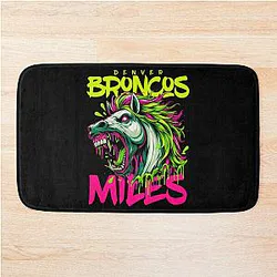 Art Denver Broncos Bath Mat