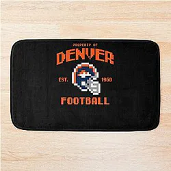Art Denver Broncos Bath Mat
