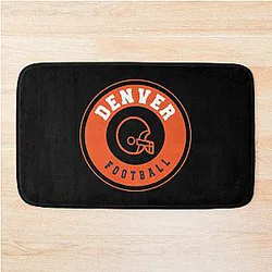 Art Denver Broncos Bath Mat