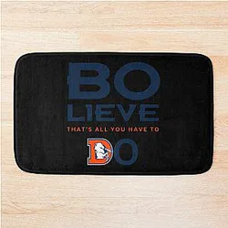 Art Denver Broncos Bath Mat