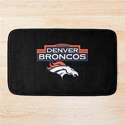 Art Denver Broncos Bath Mat