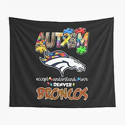 Denver Broncos Art Tapestry