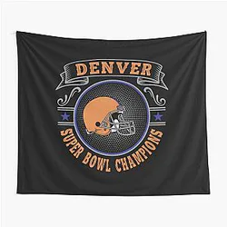 Art Denver Broncos Tapestry