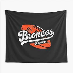 Art Denver Broncos Tapestry
