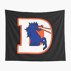 Art Denver Broncos Tapestry